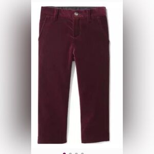 NWT- Janie and Jack Italian Kids Burgundy
Pants (Size 5)